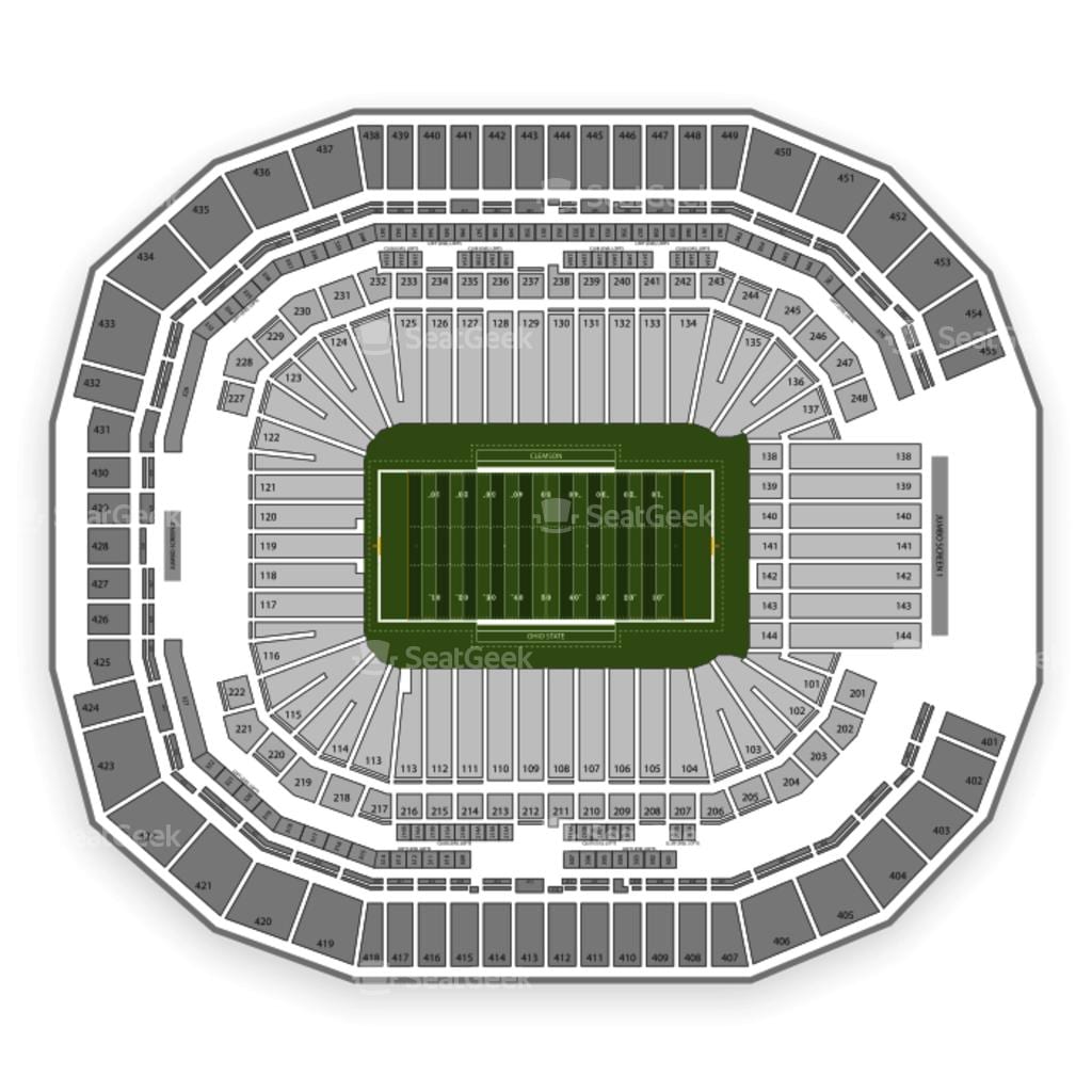 อริโซน่า Cardinals seating แผนที่