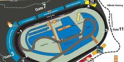 ฟีนิกซ์ raceway แผนที่