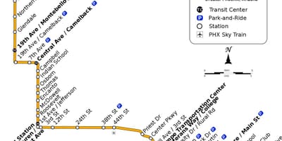 หุบเขามรถไฟใต้ดินแผนที่เส้นทาง
