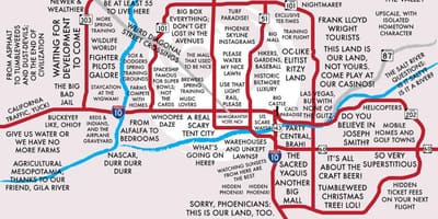 ฟีนิกซ์ neighborhoods แผนที่
