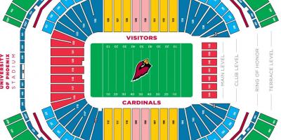 Az Cardinals นแผนที่สนามกีฬา